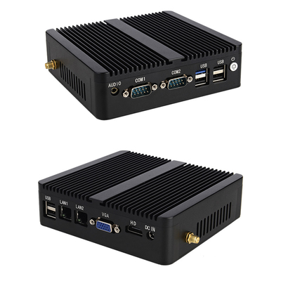 ซื้อ ขนาดเล็กแบบพกพา Dual Lan Mini Pc พร้อม J4125 Industrial Computer Pc online manufacture