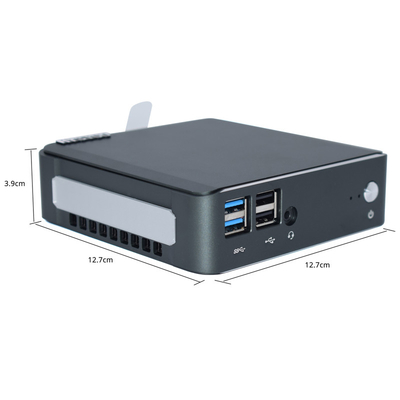 ซื้อ อลูมิเนียม I3 10110U I5 10210U 10th 4K อุตสาหกรรมมินิพีซีคอมพิวเตอร์ 256GB online manufacture