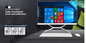 คอมพิวเตอร์ตั้งโต๊ะ Widescreen AIO I7 10th Gen ATX/ITX All In One Desktop Pcs