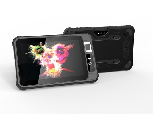 การปรับแต่ง RS232 NFC RFID Barcode Scanner แท็บเล็ตพีซีที่ทนทาน 8inch Industrial