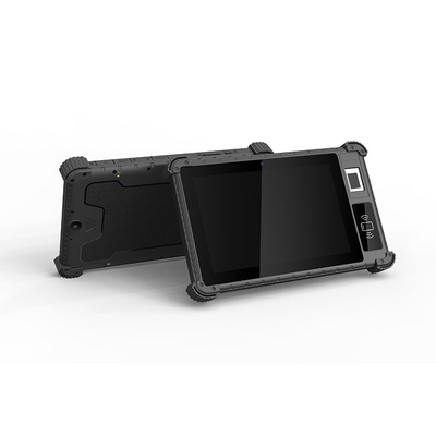 8 นิ้ว Android Biometric ลายนิ้วมืออุตสาหกรรมแท็บเล็ตพีซีพร้อม NFC IP65 แท็บเล็ตกันน้ำที่ทนทาน