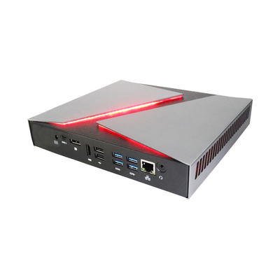 USB 3.0*4,USB 2.0*2 เกมเมอร์อุตสาหกรรมมินิพีซีเดสก์ท็อป I7 10750H พร้อม GTX 1650 4GB กราฟิกการ์ด