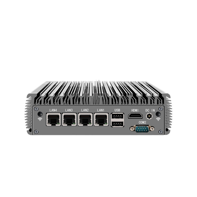 กล่องฝังตัวไร้พัดลมพีซี intel celeron J4125 N5105 คอมพิวเตอร์มินิพีซีสำหรับอุตสาหกรรม