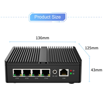 คอมพิวเตอร์ฝังตัวไร้พัดลม Mini Pc N5105 DDR4 รองรับ 4k Hd Mini PC ประสิทธิภาพสูง Win10 มินิพีซีไร้พัดลม