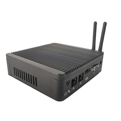 DDR4L 8GB M.Sata 256GB Sunspad Mini PC คอมพิวเตอร์ fanless พร้อม Win 10 Intel Celeron J4125 โปรเซสเซอร์